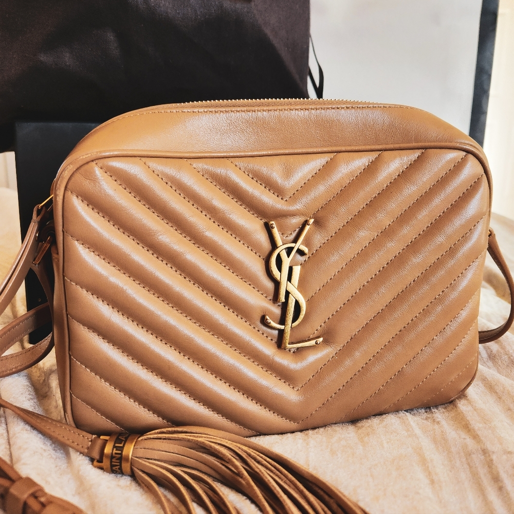 YSL Lou Matelassé Leather Camera Bag